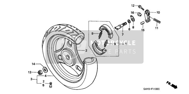 90501GAH000, Sluitring 26X14X2.8, Honda, 1